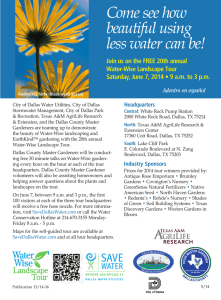 Come see how beautiful using less water can be!