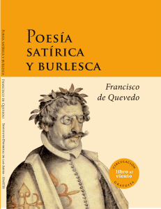 Poesía satírica y Burlesca - Secretaría de Cultura, Recreación y
