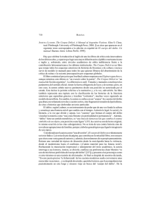 730 JOSEFINA LUDMER. The Corpus Delicti. A Manual of Argentine