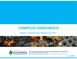 complejo siderúrgico - Ministerio de Hacienda y Finanzas Públicas
