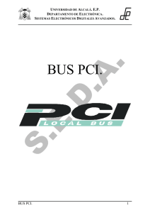 BUS PCI. - Departamento de Electricidad y Electrónica