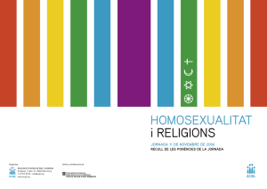 Homosexualitat i Religions - Grup d`Amics Gais, Lesbianes