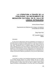 LA LITERATURA A TRAVÉS DE LA PUBLICIDAD: UN