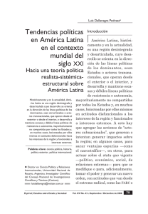 Tendencias políticas en América Latina en el contexto mundial del