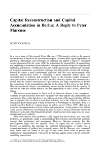 Capital Reconstruction and Capital Accumulation in Berlin: A Reply