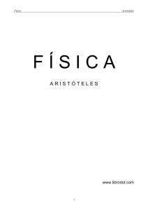 Aristoteles, FISICA - Biblioteca Digital