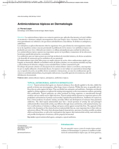 Antimicrobianos tópicos en Dermatología - Actas Dermo