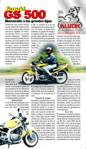 Superprueba GS 500 - La Revista De Motos