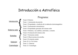y Tema I (Astronomía de posición)