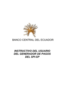 sistema de pago - Banco Central del Ecuador