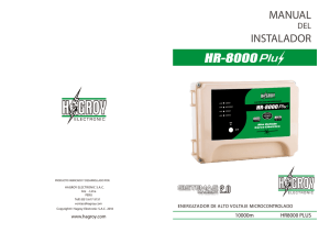 Manual HR 8000 PLUS v2 baja