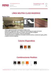 Presentacion de proyecto por linea NEUTRA CLASS MADERAS.cdr