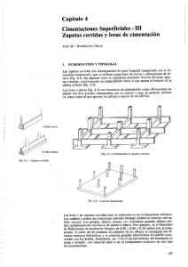 Zapatas corridas y losas de cimentación