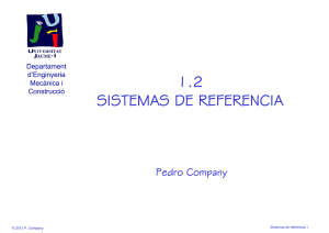 Capítulo 1.2 Sistemas de referencia