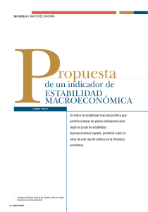 Propuesta de un indicador de estabilidad macroeconómica