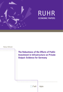 The Robustness of the Effects of Public Investment in