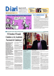 `El Institut d`Estudis Catalans es la Academia Nacional