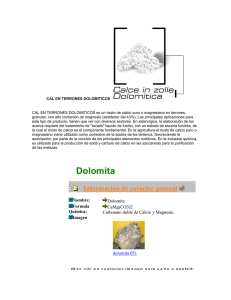 Dolomita - Anfacal