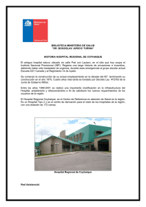 Historia Hospital de Coyhaique - Biblioteca Ministerio de Salud