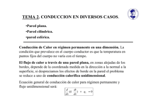 TEMA 2. CONDUCCION EN DIVERSOS CASOS.
