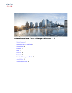 Guía del usuario de Cisco Jabber para Windows 11.5