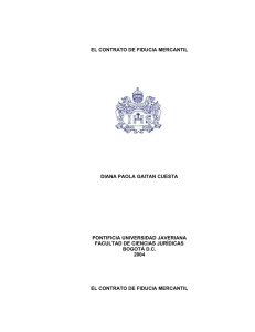 contrato de fiducia mercantil - Pontificia Universidad Javeriana
