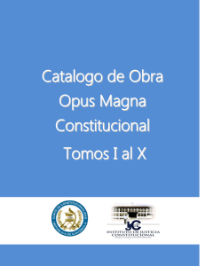Indices de cada tomo - Corte de Constitucionalidad