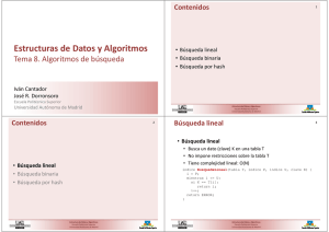 Estructuras de Datos y Algoritmos