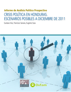 CRISIS POLÍTICA EN HONDURAS. ESCENARIOS POSIBLES A