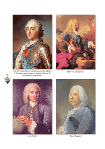 Luis XV, rey de Francia, solicitó autorización a Felipe V de España