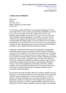 CABEZA DE GUERRERO Siglo I d. C. Granito 30
