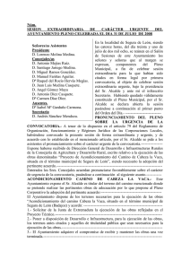 Pleno día 31 de julio de 2008 - Ayuntamiento de Segura de León