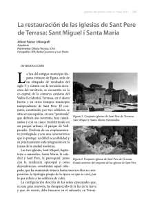 Restauración de las iglesias de Sant Pere deTerrassa