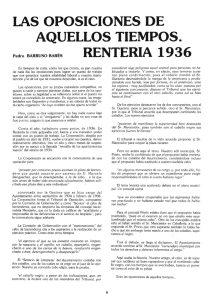 LAS OPOSICIONES DE AQUELLOS TIEMPOS. RENTERIA 1936