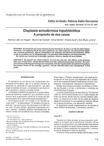 Displasia ectodérmica hipohidrotica