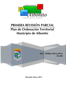 PRIMERA REVISIÓN PARCIAL Plan de Ordenación Territorial
