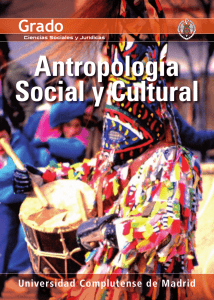 Antropología Social y Cultural - Universidad Complutense de Madrid