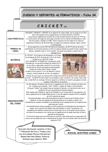 cricket (1) - Asociación de Profesorado de Educación Física ADAL