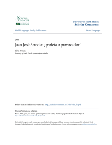 Juan JosÃ© Arreola: Â¿profeta o provocador?