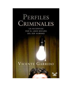 Perfiles Criminales - Revista Pensamiento Penal