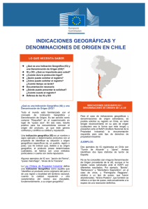 indicaciones geográficas y denominaciones de origen en chile