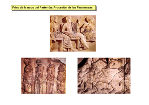 Friso de la naos del Partenón: Procesión de las Panateneas Friso