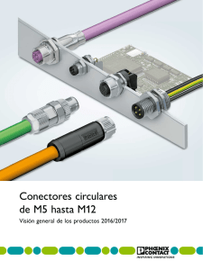 Conectores circulares de M5 hasta M12
