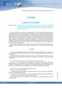 Decreto - Boletín Oficial de Cantabria