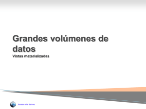 Vistas materializadas en Oracle