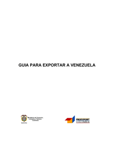 guia para exportar a venezuela - Cámara de Comercio Colombo