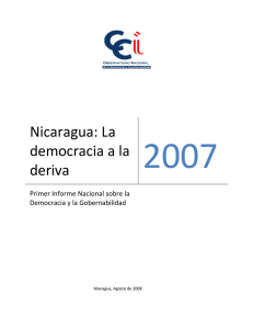 La democracia y la gobernabilidad en Nicaragua