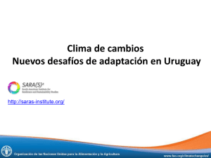 Nuevos desafíos de adaptación en Uruguay