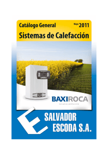 Catálogo Calefacción BaxiRoca 2011