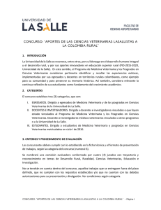 Bases del Concurso - Universidad de La Salle